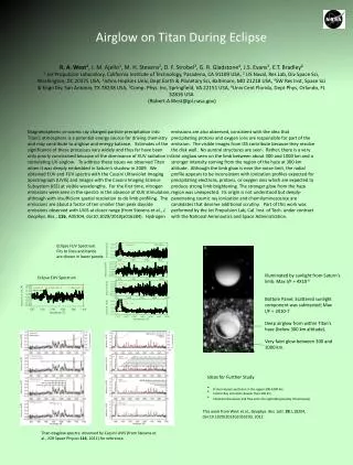 Ideas for Further Study Proton impact excitation in the region 300-1000 km