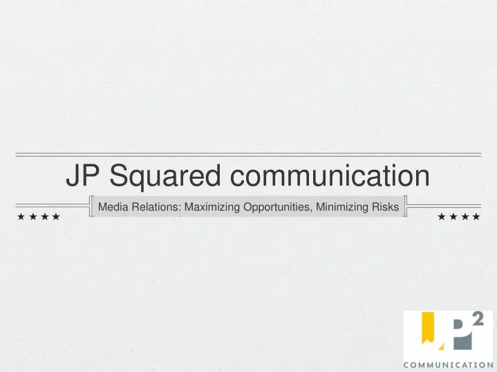 jp squared communication