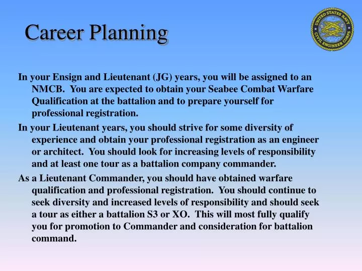 career planning