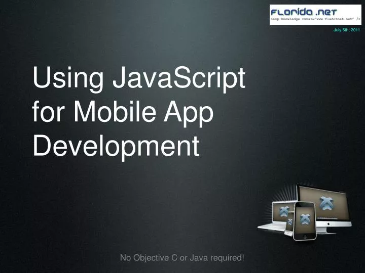 using javascript for mobile app development