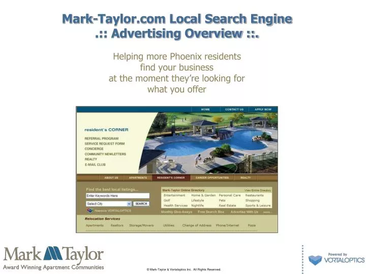 mark taylor com local search engine advertising overview