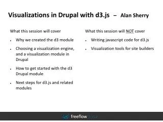 Visualizations in Drupal with d3.js – Alan Sherry