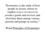 Key Economic Issues - slide 1