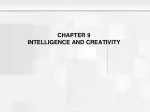 Understanding Intelligence and Creativity: Psychometric Theories and Measures - slide 1