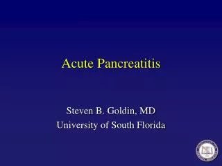 Acute Pancreatitis