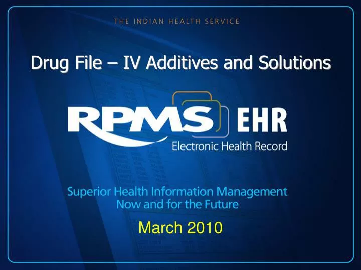 drug file iv additives and solutions