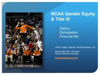 NCAA Gender Equity &amp; Title IX