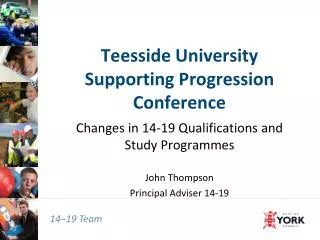 Teesside University Supporting Progression Conference
