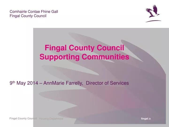 fingal county council supporting communities