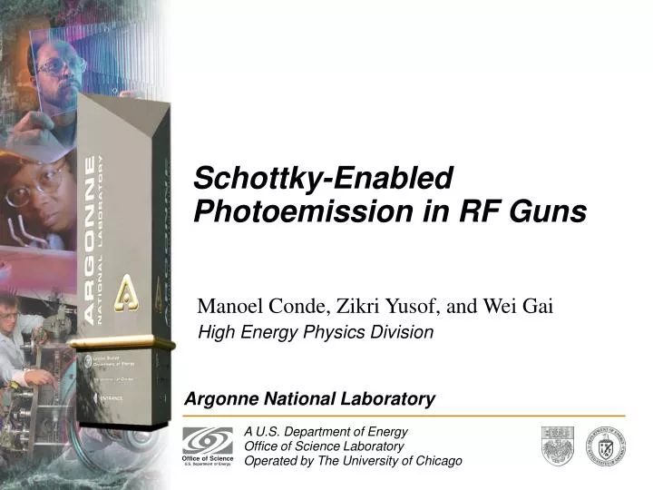 schottky enabled photoemission in rf guns