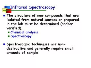 Infrared Spectroscopy