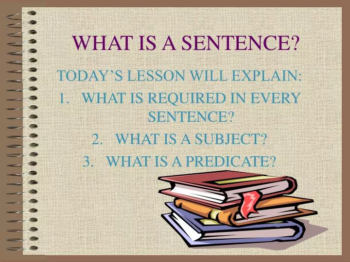 what is a sentence