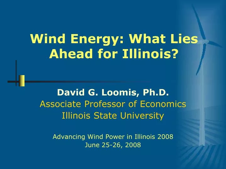 wind energy what lies ahead for illinois