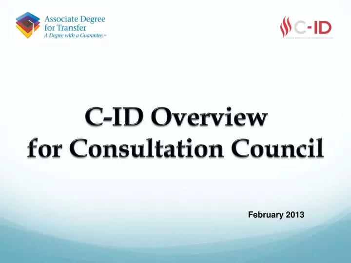 c id overview for consultation council