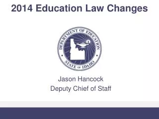 2014 Education Law Changes