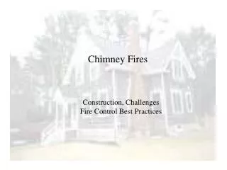 Chimney Fires