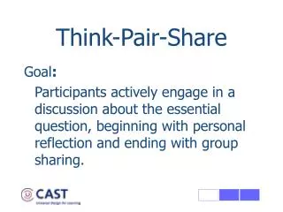 think pair share