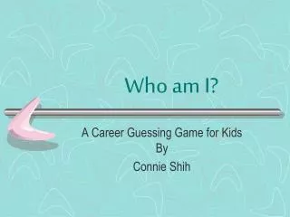 Who am I?