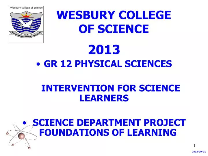 wesbury college of science