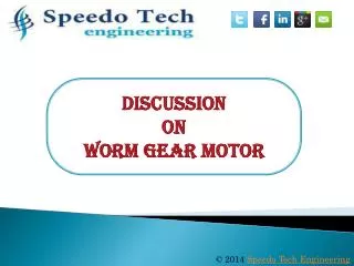 worm gear motor