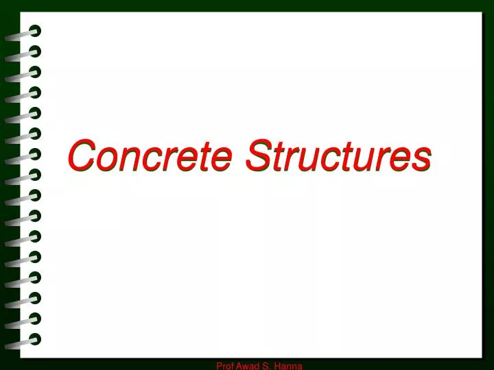 concrete structures