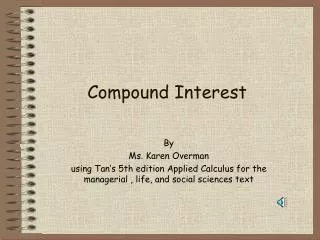 compound interest