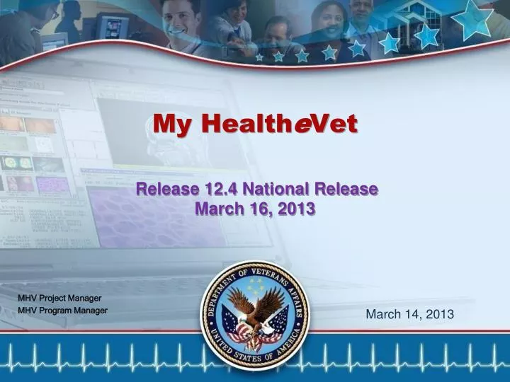 my health e vet release 12 4 national release march 16 2013