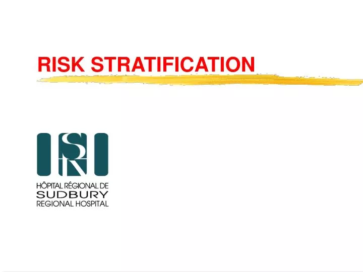 risk stratification