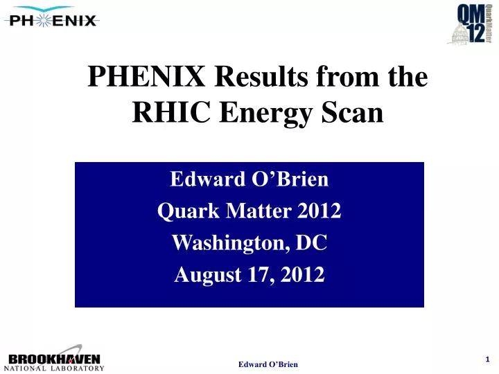 phenix results from the rhic energy scan
