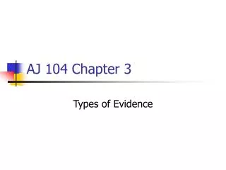 AJ 104 Chapter 3