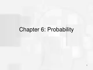 Chapter 6: Probability