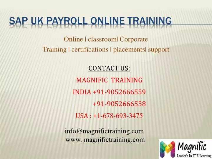 sap uk payroll online training