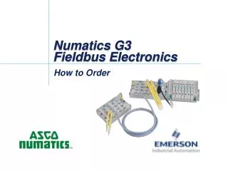 Numatics G3 Fieldbus Electronics