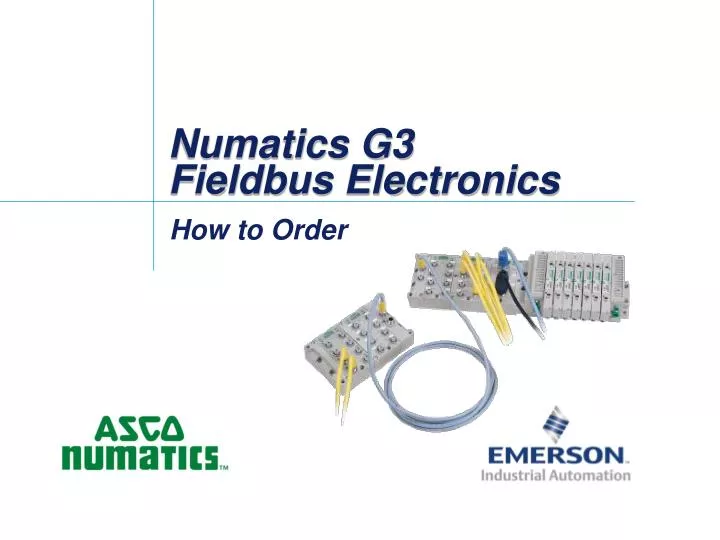 numatics g3 fieldbus electronics