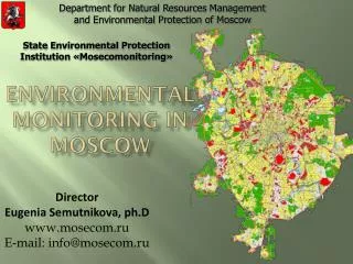 Environmental monitoring in Moscow