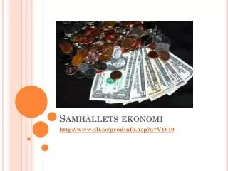 samh llets ekonomi