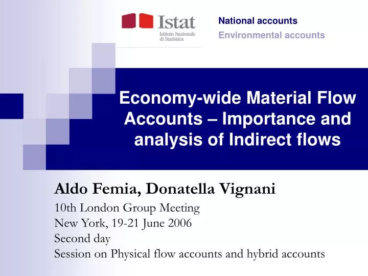 economy wide material flow accounts importance and analysis of indirect flows