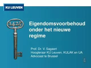 eigendomsvoorbehoud onder het nieuwe regime