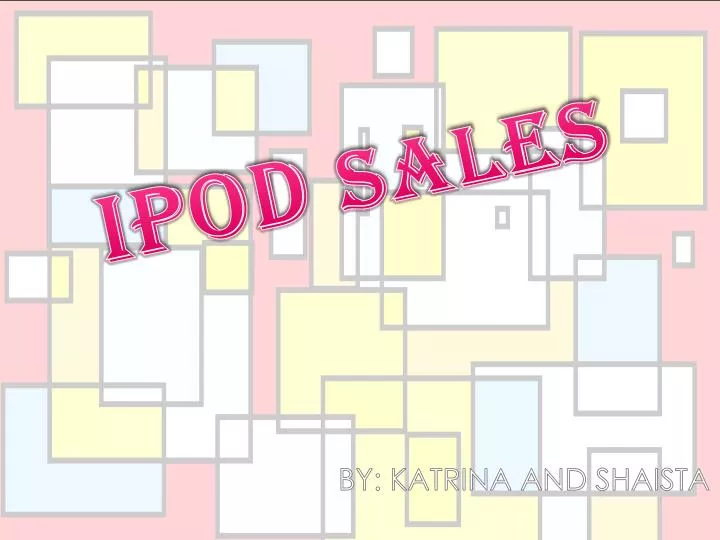ipod sales