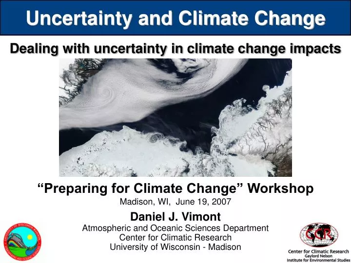 uncertainty and climate change