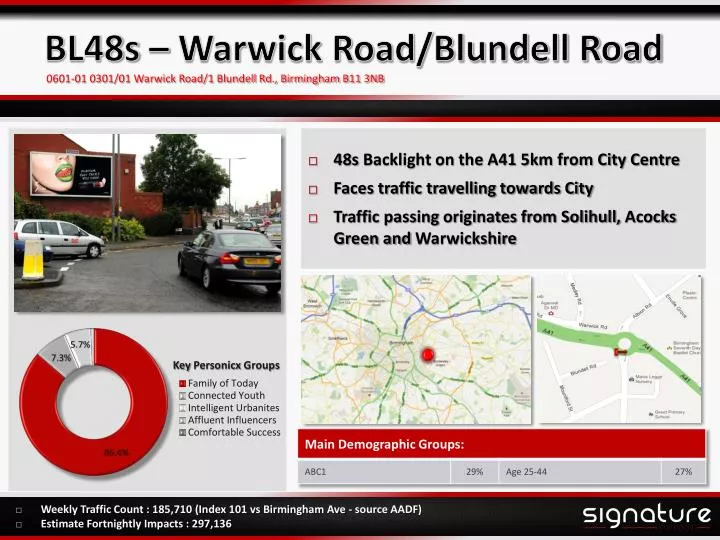 bl48s warwick road blundell road