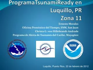 ProgramaTsunamiReady en Luquillo , PR Zona 11