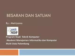 besaran dan satuan
