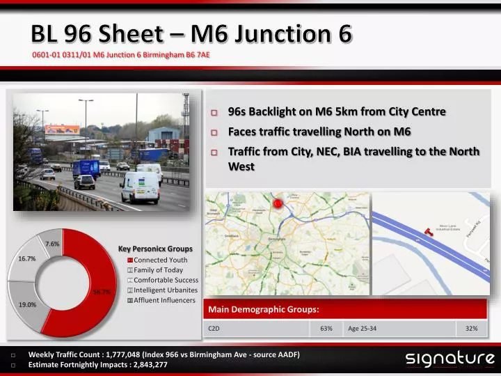 bl 96 sheet m6 junction 6