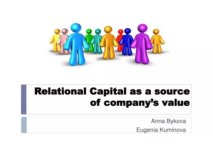 relational capital as a source of company s value