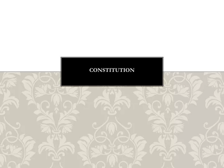 constitution