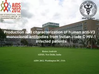 Raiees Andrabi AIIMS, New Delhi, India