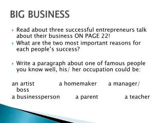 big business