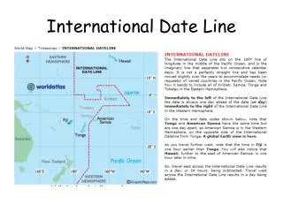 international date line