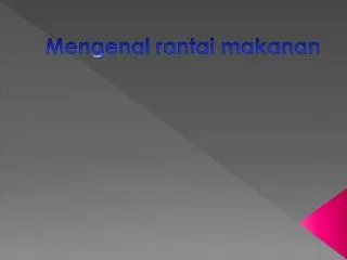 mengenal rantai makanan